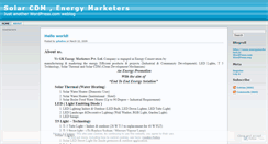 Desktop Screenshot of energymarketers.wordpress.com