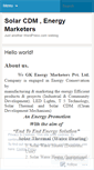 Mobile Screenshot of energymarketers.wordpress.com