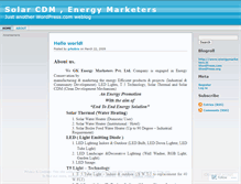 Tablet Screenshot of energymarketers.wordpress.com