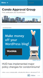 Mobile Screenshot of condoapproval.wordpress.com