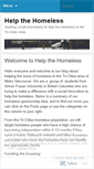 Mobile Screenshot of helpthehomeless.wordpress.com