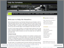 Tablet Screenshot of helpthehomeless.wordpress.com