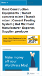 Mobile Screenshot of cementfeedingsystem.wordpress.com