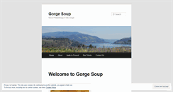 Desktop Screenshot of gorgesoup.wordpress.com