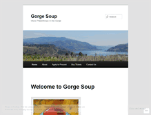 Tablet Screenshot of gorgesoup.wordpress.com