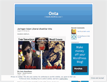 Tablet Screenshot of onta.wordpress.com