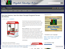 Tablet Screenshot of majalahteknologi.wordpress.com