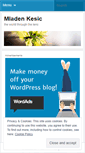 Mobile Screenshot of mladenkesic.wordpress.com