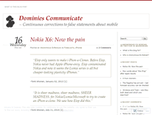 Tablet Screenshot of dominiescommunicate.wordpress.com