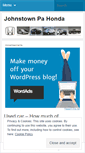 Mobile Screenshot of loveahondapa.wordpress.com
