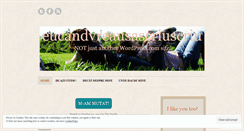 Desktop Screenshot of eucandvreausascriuscriu.wordpress.com