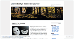 Desktop Screenshot of masterkeyjourney.wordpress.com