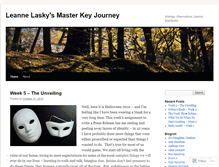 Tablet Screenshot of masterkeyjourney.wordpress.com