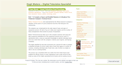 Desktop Screenshot of digitaltelevisionspecialist.wordpress.com