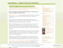 Tablet Screenshot of digitaltelevisionspecialist.wordpress.com