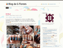 Tablet Screenshot of gflorees.wordpress.com