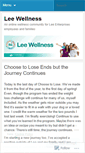 Mobile Screenshot of leewellness.wordpress.com