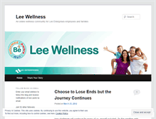 Tablet Screenshot of leewellness.wordpress.com