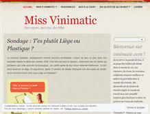 Tablet Screenshot of missvinimatic.wordpress.com