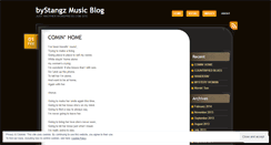 Desktop Screenshot of musicbystangz.wordpress.com