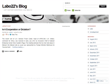Tablet Screenshot of labo22.wordpress.com
