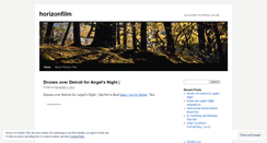 Desktop Screenshot of horizonfilm.wordpress.com