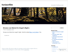 Tablet Screenshot of horizonfilm.wordpress.com
