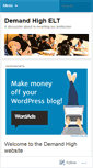 Mobile Screenshot of demandhighelt.wordpress.com