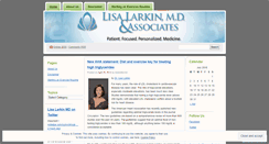 Desktop Screenshot of lisalarkinmd.wordpress.com
