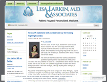 Tablet Screenshot of lisalarkinmd.wordpress.com