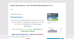 Desktop Screenshot of diaperbagorganizer.wordpress.com
