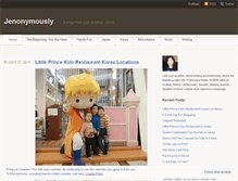 Tablet Screenshot of jenonymously.wordpress.com