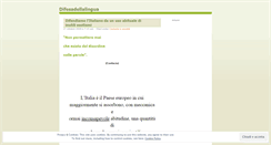 Desktop Screenshot of difesadellalingua.wordpress.com