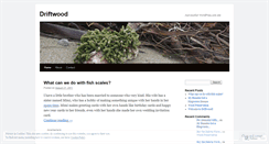Desktop Screenshot of justdriftwood.wordpress.com