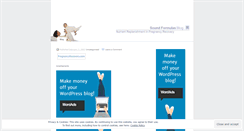 Desktop Screenshot of pregnancyrecovery.wordpress.com