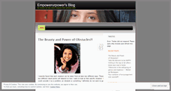 Desktop Screenshot of empowerurpower.wordpress.com