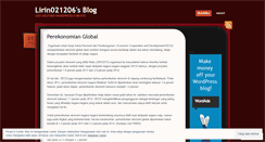 Desktop Screenshot of lirin021206.wordpress.com