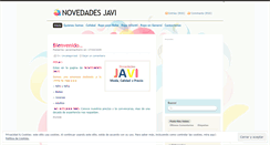 Desktop Screenshot of novedadesjavi.wordpress.com