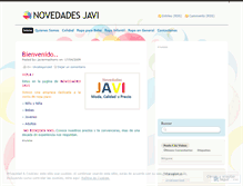 Tablet Screenshot of novedadesjavi.wordpress.com