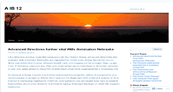 Desktop Screenshot of aib12.wordpress.com