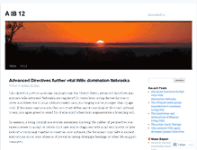 Tablet Screenshot of aib12.wordpress.com