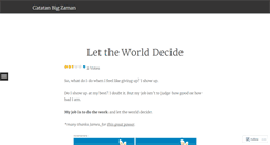 Desktop Screenshot of bigza.wordpress.com
