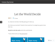 Tablet Screenshot of bigza.wordpress.com