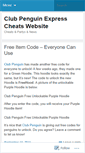 Mobile Screenshot of clubpenguinexpresswebsite.wordpress.com