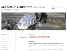 Tablet Screenshot of bekeerofverbrand.wordpress.com