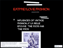 Tablet Screenshot of fashioncougardotcom.wordpress.com