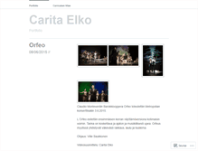 Tablet Screenshot of caritaelko.wordpress.com