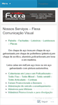 Mobile Screenshot of flexaluminosos.wordpress.com