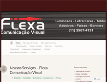 Tablet Screenshot of flexaluminosos.wordpress.com