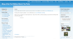 Desktop Screenshot of fwbteaparty.wordpress.com